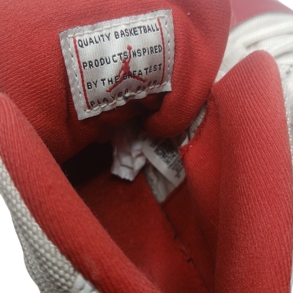 Jordan Air Jordan 11 Retro Cherry Kids 4Y White Red Patent Leather 378038-116 - Picture 9 of 11